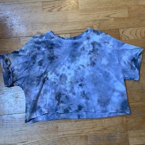 Tie dye crop t shirt